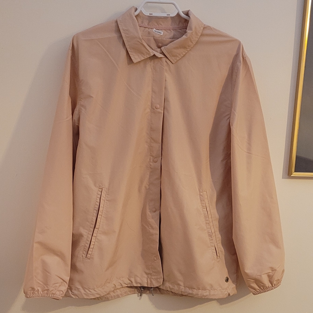 Herschel packable water resistant coach jacket/overshirt